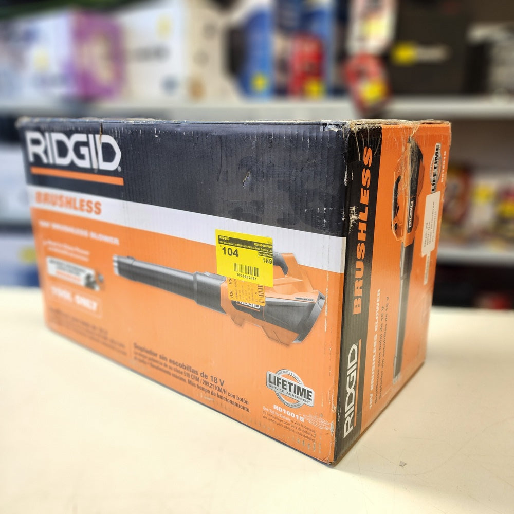 18V Brushless 130 MPH 510 CFM Cordless Battery Leaf Blower (Tool Only) (R01601BVNM) 18V Brushless 130 MPH 510 CFM Cordless Battery Leaf Blower (Tool Only) (R01601BVNM)